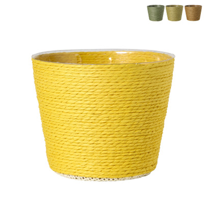 Bloempot mand klein - diverse varianten - ø12x9 cm