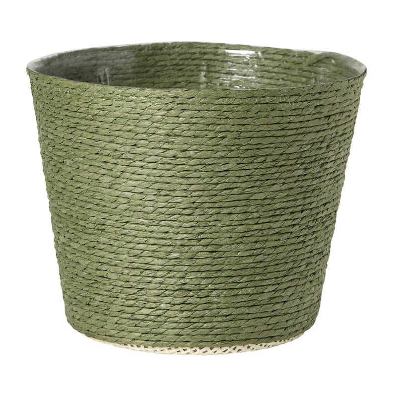 Bloempot mand groot - diverse varianten - ø13.5x11 cm