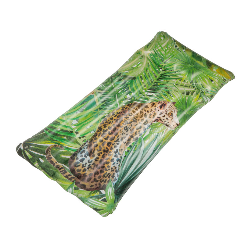 Luchtbed luipaard - groen - 180x90 cm