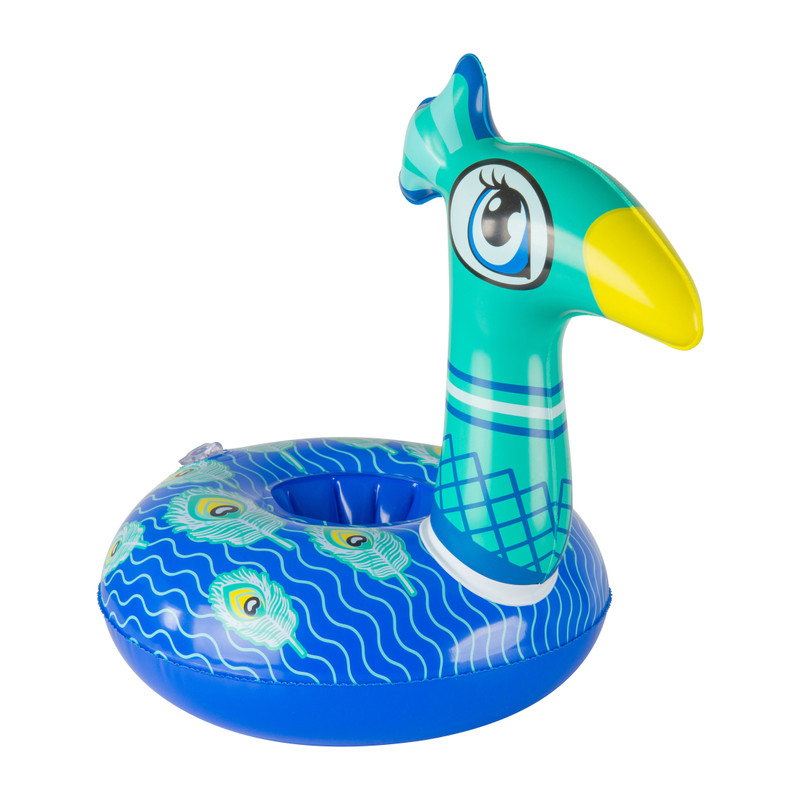 Drinkhouder pauw - blauw