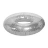 Zwemband ring glitter - zilverkleurig - 100 cm