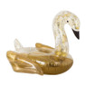 Opblaasbare zwaan - goudkleurig - 122x113x103 cm
