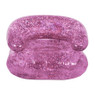 Opblaasbare kinderstoel glitter - roze