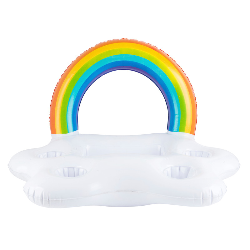 Regenboog drinkhouder - 62x42x39 cm