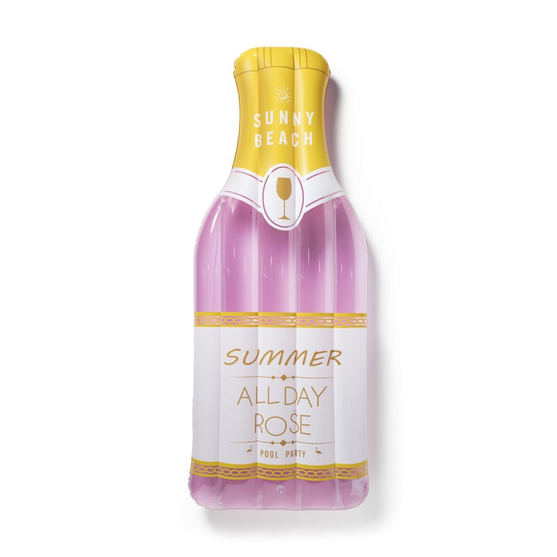 Luchtbed fles rosé - roze - 196x76 cm