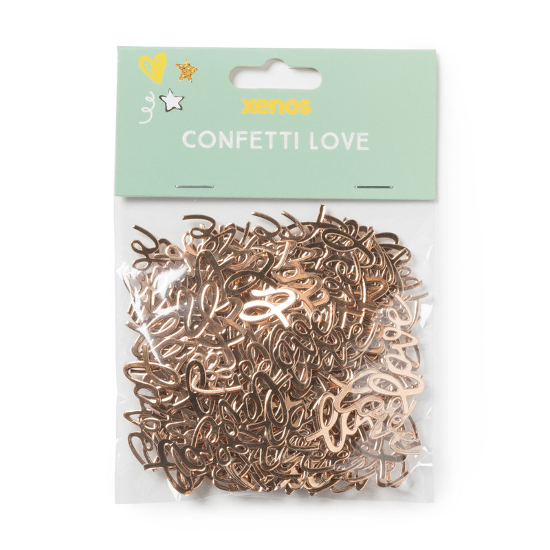 Confetti love - rose goud