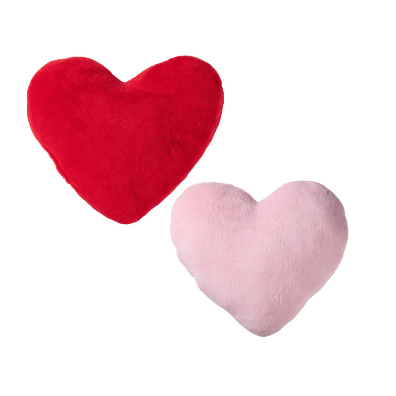 Kussen hart - polyester - 30x30 cm