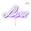 Neon LED light love - diverse kleuren - 15x30x1.5 cm