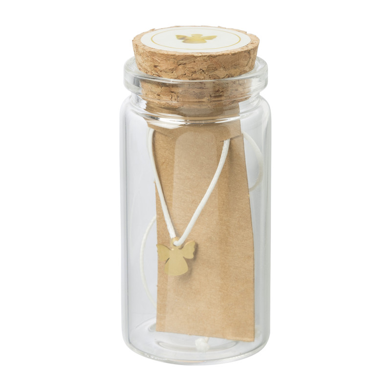 Armbandje in fles - diverse varianten - ø3.7x7 cm