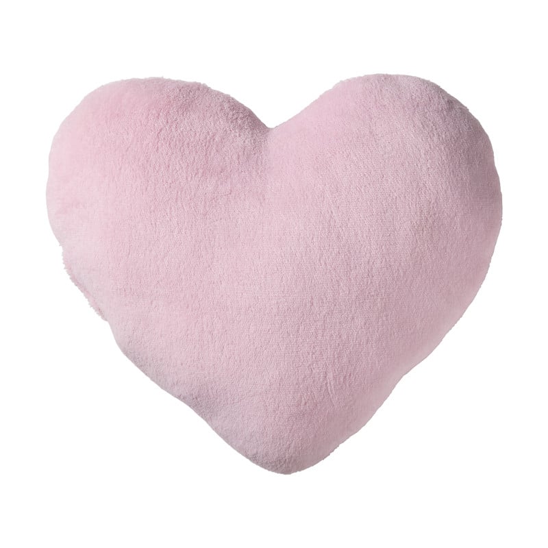 Kussen hart - roze - 30x30 cm