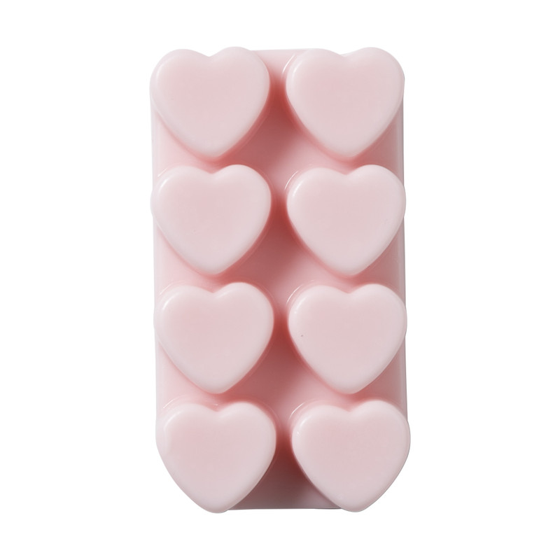 Wax hartjes set van 8 - diverse varianten
