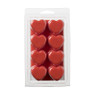 Wax hartjes set van 8 - diverse varianten