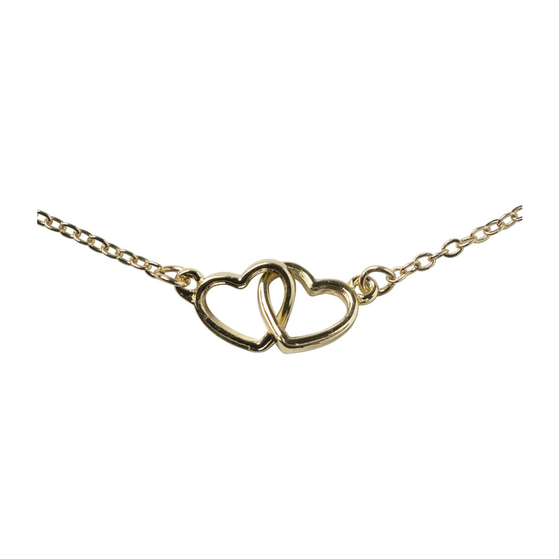 Ketting met hartjes - diverse varianten - goud