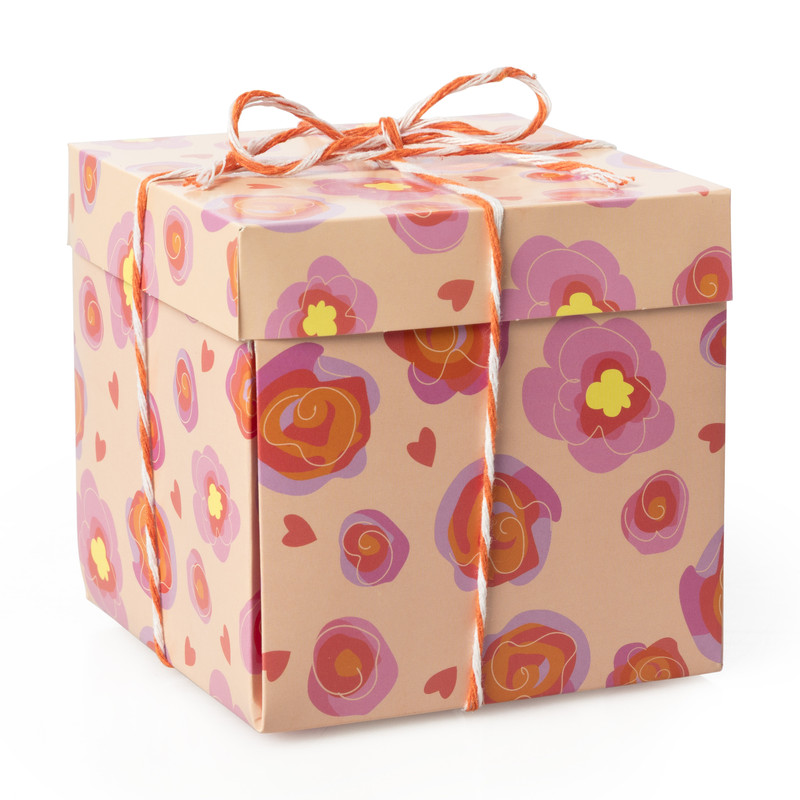 Geschenkdozen van kraftpapier, 15 stuks, witte kartonnen dozen, 10 x 10 x 10 cm, kartonnen dozen met deksel, geschenkdoos vierkant voor geschenken, feest, verjaardag, bruiloft