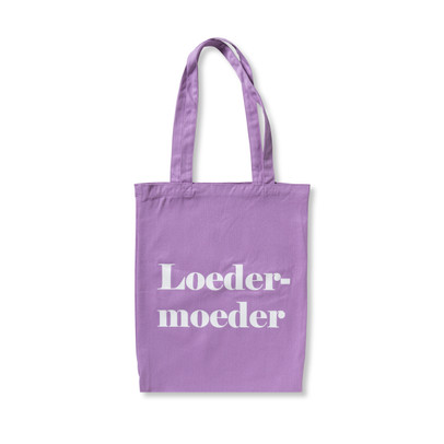 Canvas tas loedermoeder - roze