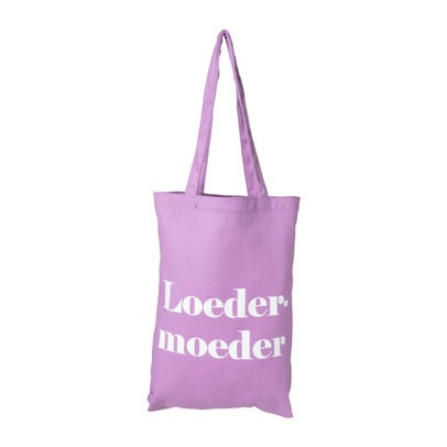 Canvas tas loedermoeder - roze