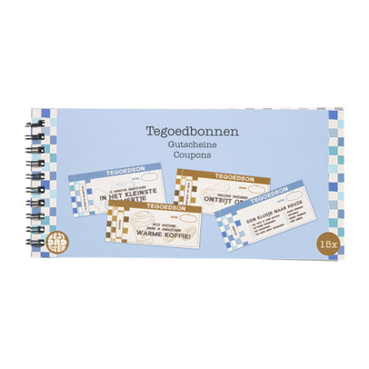 Tegoedbonnenboekje Vaderdag - 15 coupons