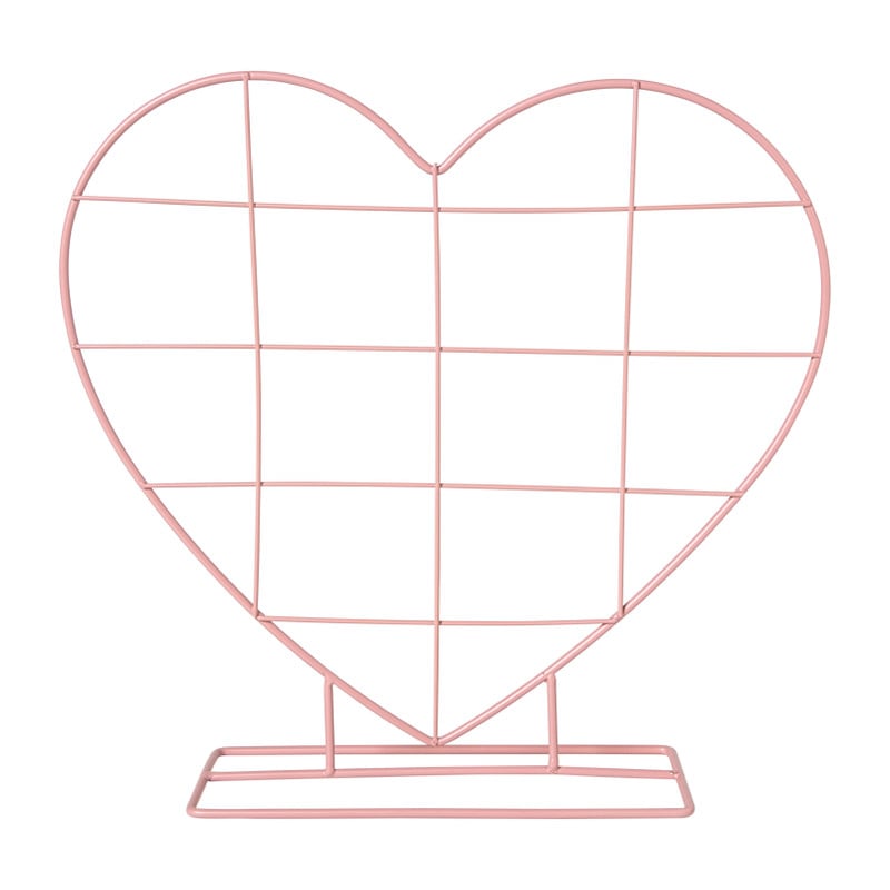 Fotorek hart met knijpers - rood - diverse varianten