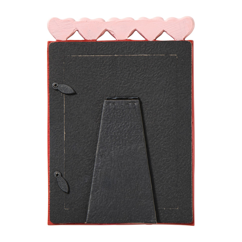 Fotolijst hartjes - roze/rood - 9x12.5 cm