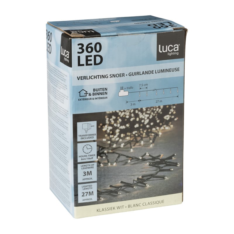 Kerstverlichting - 360 lampjes - 27 meter