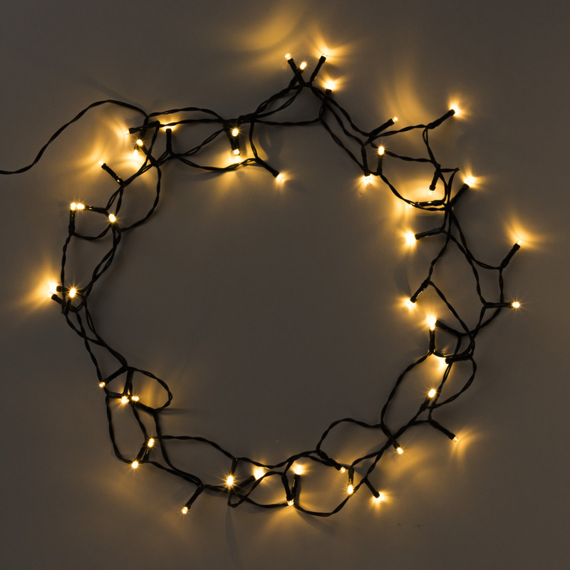 Kerstverlichting LED - warm wit - 50 lampjes - 3.7 meter