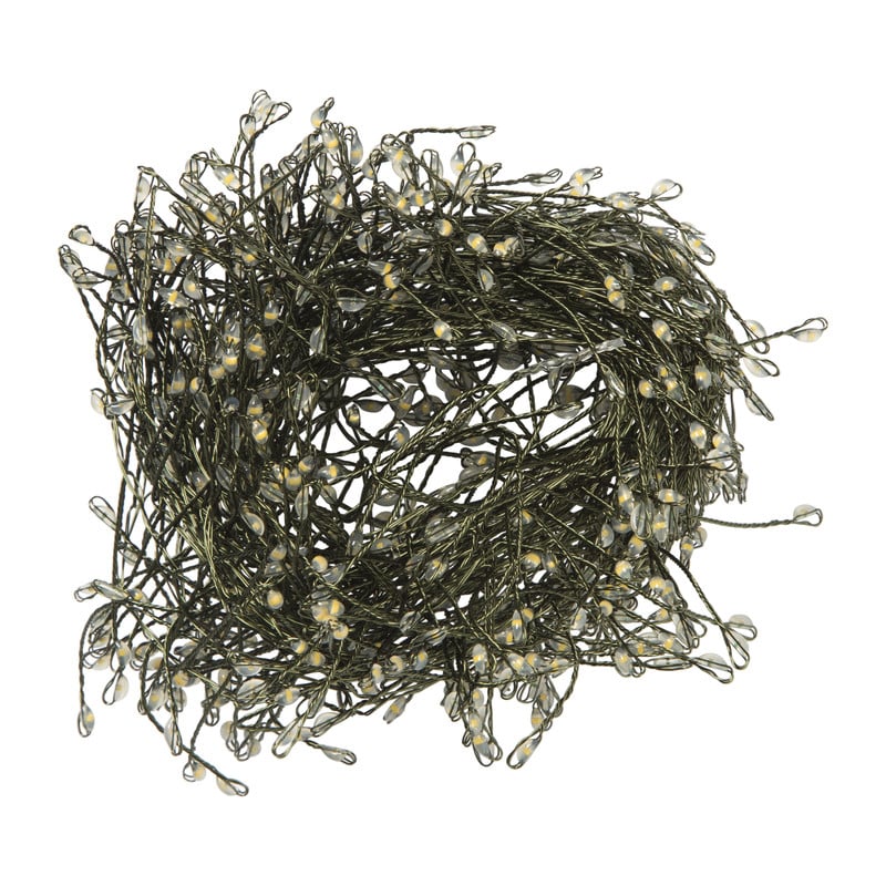 Cluster verlichting met LED lampjes - warm wit - 6.25 meter