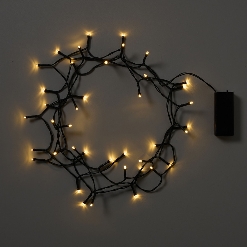 Kerstverlichting led 40 warm w - groen - 225 cm