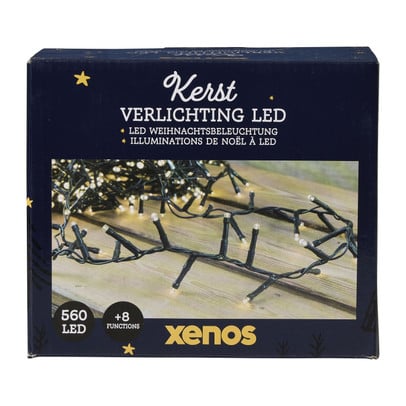 Kerstverlichting led 560 warm - groen - 1620 cm