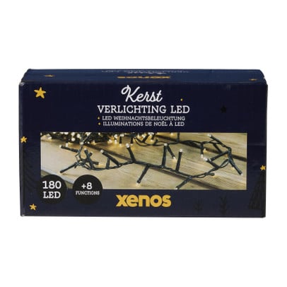 Kerstverlichting led 180 warm - groen - 860 cm