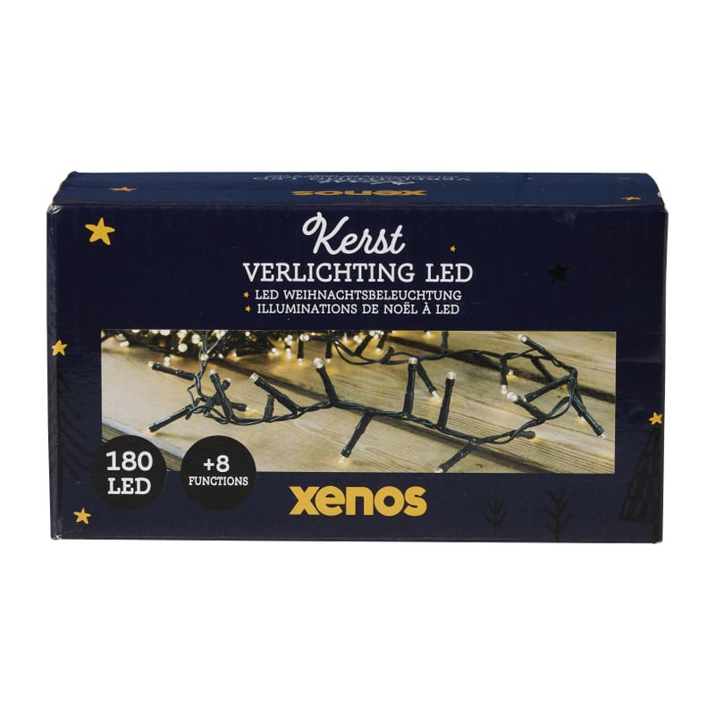 Kerstverlichting led 180 warm - groen - 860 cm