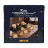 Kerstverlichting diamant - 8 LED - bruin - 135 cm