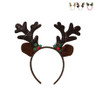 Kerstdiadeem color changing - goudkleurig - 20x2x21 cm