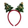 Kerstdiadeem color changing - goudkleurig - 20x2x21 cm