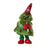 Kerstboom met muziek - groen - 20x24x41 cm