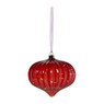 Kerst lampion glas led - 20x20x17.5 cm - diverse varianten
