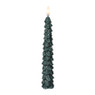Kerstboom LED dinerkaars - groen - ø5x24.5 cm