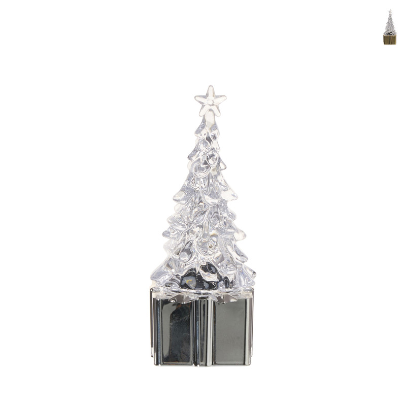 Kerstboom lampje - 11x5x4 cm - diverse varianten