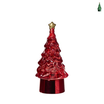 Kerstboom lampje - 11x5x4 cm - diverse varianten