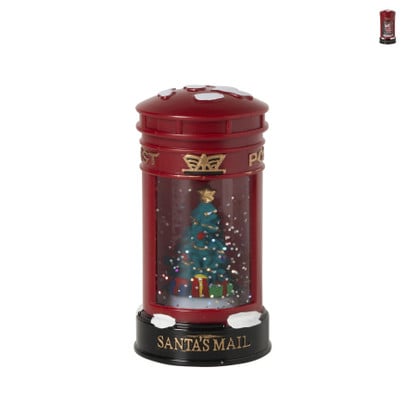 Kerst telefooncel - ø6x12 cm - diverse varianten