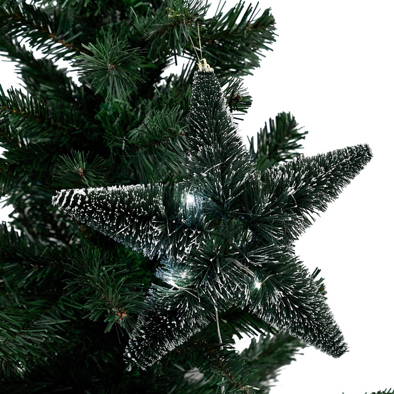 Kerstster - donkergroen - 25 cm