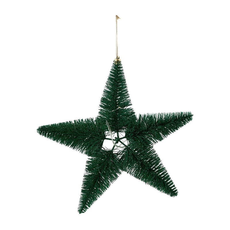 Kerstster - groen - 25 cm