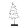 Kerstboom op voet met verlichting - 20x45 cm 