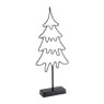Kerstboom op voet met verlichting - 20x45 cm 