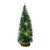 Kerstboom rond - met lampjes - 9x21 cm