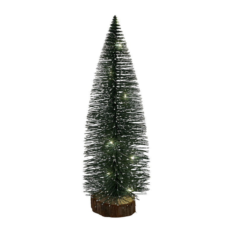 Mini kerstboom met lichtjes - 30 cm