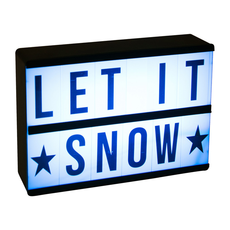 Mini lightbox - 21x5,3x14,7 cm