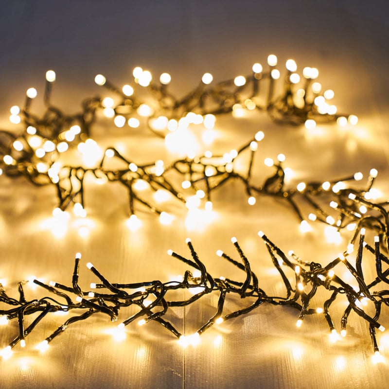 Clusterverlichting - warm wit - 192 LED