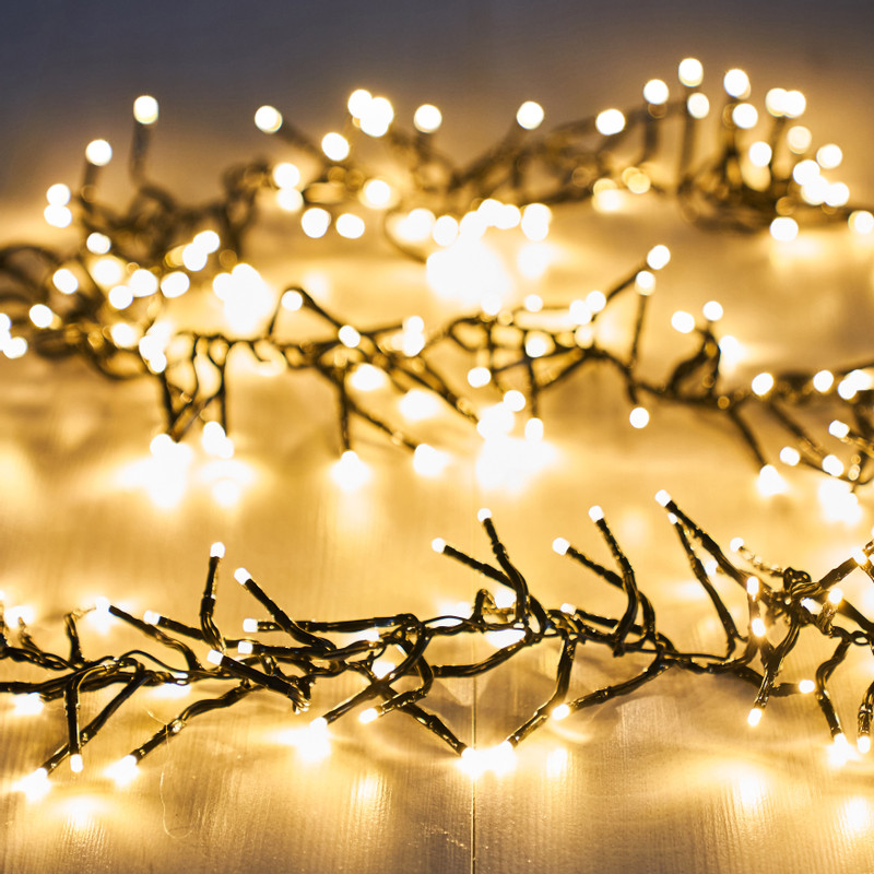 Clusterverlichting - warm wit - 384 LED