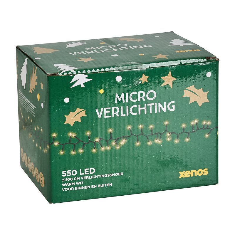 Microverlichting - warm wit - 550 led