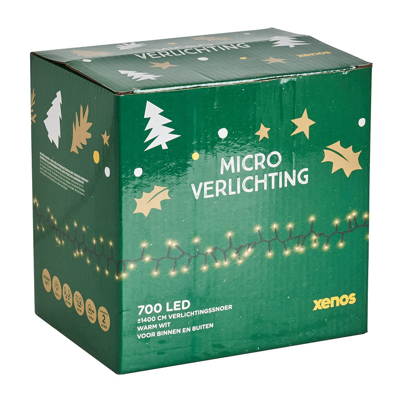 Microverlichting - warm wit - 700 led